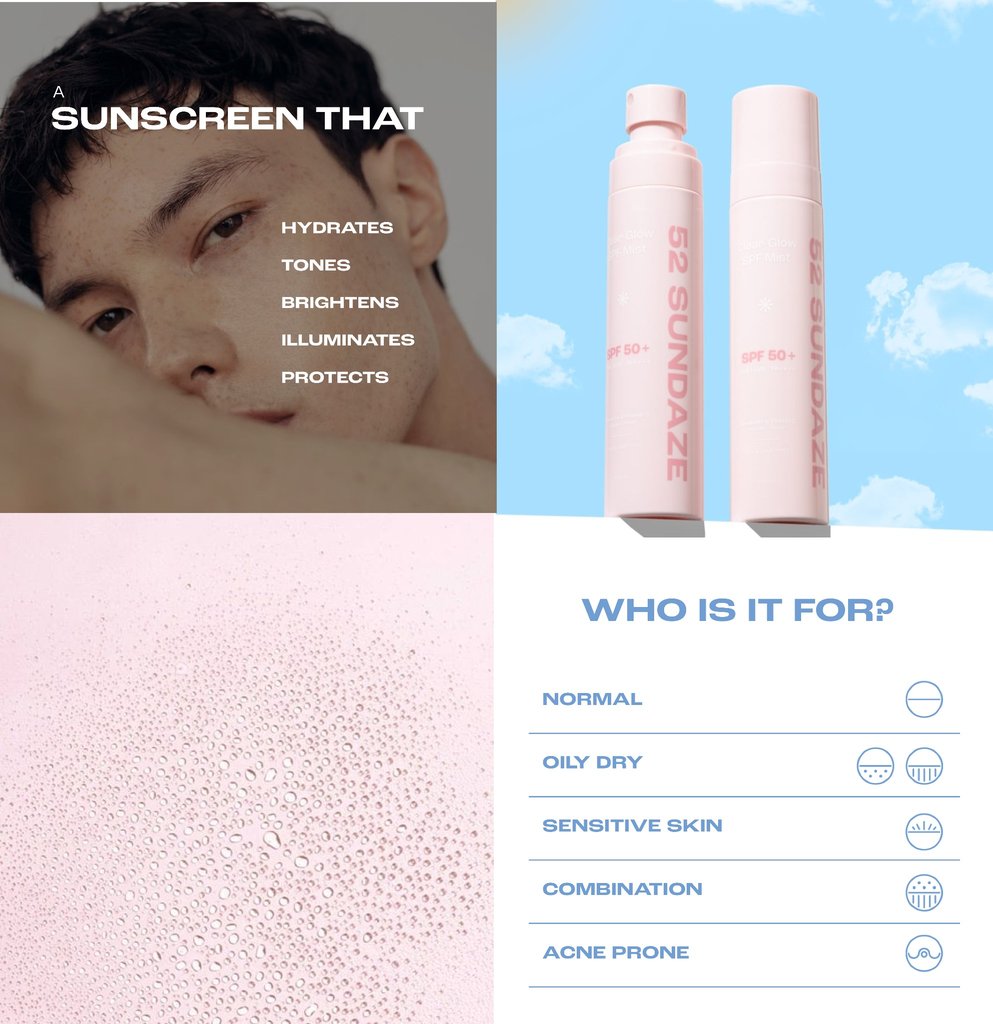 SPF 50 Rosewater Mist + Vitamin C